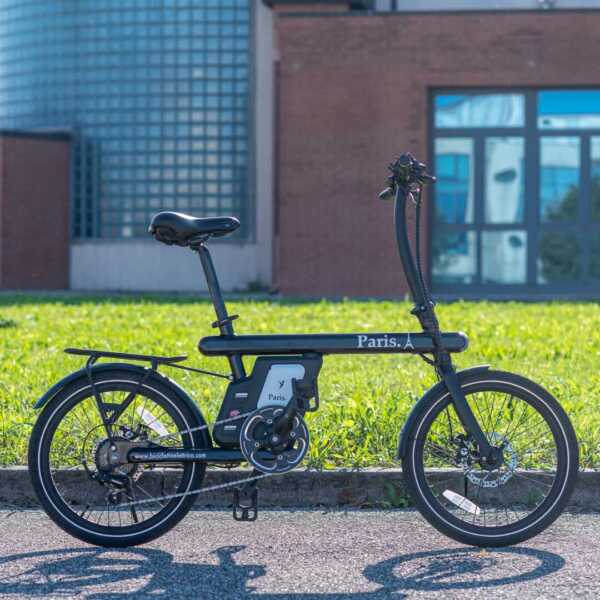 paris bicicletta pieghevole a pedalata assistita – nero – wy biciclette elettriche-4266